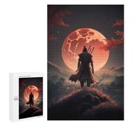 Puzzle 1000 PCS Per Adolescenti Samurai Moonlit Journey Puzzle Per Adulti Che Migliorano La Memoria Difficili E Stimolanti Regali Di Natale E Compleanno 1000 PCS