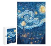Puzzle 1000 PCS Per Adolescenti Starry Night Cityscape -4 Puzzle Per Adolescenti Analisi E Logica Allena Il Tuo Cervello E Le Tue Mani Gioco Di Sfida Unico 1000 PCS