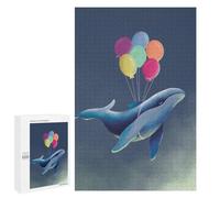 Puzzle 1000 PCS per Adolescenti Whale Hello There Puzzle per Adulti Gioco Pratico Arte Da Parete impegnativo Completare 1000 PCS