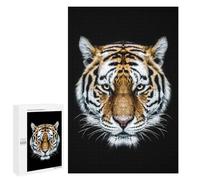 Puzzle 1000 PCS Per Adolescenti Wild Tiger Head Puzzle Per Adolescenti Migliora La Memoria Difficile Da Completare Divertimento in Famiglia E Serata Di Giochi 1000 PCS