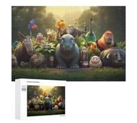 Puzzle 1000 PCS Per Adulti Amazon Rainforest Animals Puzzle Antistress Giocattoli Antistress Per Divertimento in Famiglia Regali Per La Riduzione Dello Stress 1000 PCS