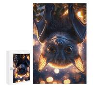 Puzzle 1000 PCS Per Adulti Cute Bat Hanging Upside Down Puzzle Per Adulti Giochi Per Famiglie Difficili Difficili Per Compleanno, Natale 1000 PCS