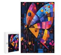 Puzzle 1000 PCS Per Adulti Expressionist Geometry Butterfly Puzzle Rompicapo Gioco Regalo Per Donne Attività Divertenti Da Fare A Casa 1000 PCS