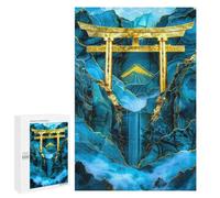 Puzzle 1000 PCS Per Adulti Jade Mountain Torii Gate Puzzle Antistress Giocattoli Antistress Per Divertimento in Famiglia Regali Per La Riduzione Dello Stress 1000 PCS