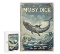 Puzzle 1000 PCS Per Adulti Moby Dick Book Cover Puzzle Rompicapo Gioco Regalo Per Donne Attività Divertenti Da Fare A Casa 1000 PCS