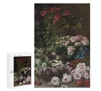Puzzle 1000 PCS Per Adulti Monet Spring Flower Puzzle Per Adolescenti Giocattolo Decorazione Da Parete Decorazione Perfetta Difficile Da Completare 1000 PCS