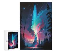 Puzzle 1000 PCS Per Adulti Rocket in The Night Sky Puzzle Per Adulti Giochi Rilassanti Analisi E Logica Riduzione Dello Stress Regali 1000 PCS