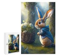 Puzzle 1000 PCS Peter Rabbit's Adventure in The Forest Puzzle Per Adulti Che Migliorano La Memoria, Impegnativi Da Completare, Regali Di Natale E Compleanno 1000 PCS