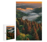 Puzzle 1000 PCS Rainbow Forest Valley Puzzle Per Adulti Puzzle Regalo Di Compleanno Difficile E Sfida Gioco Impegnativo Regali 1000 PCS