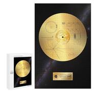 Puzzle 1000 PCS Voyager 1 Golden Record Puzzle Per Adulti Puzzle Regalo Di Compleanno Difficile E Sfida Gioco Impegnativo Regali 1000 PCS