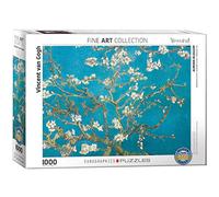 Puzzle 1000 pezzi 19,25"X26.5"-Van Gogh - rami di mandorlo In fiore