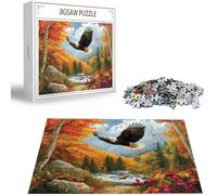 Puzzle 1000 Pezzi, 3 4 5 Anni Puzzle Animale 6 7 8 Anni Giochi Educativi Sostenibili Con Motivi Per Adulti Da Gioco in Legno Di Alta Qualità Jigsaw Aquila per Gioco Familiare, 2026 Regalo Natale H-974
