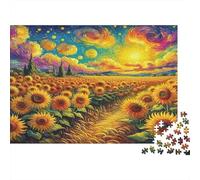 Puzzle 1000 pezzi 38x26cm in carta riciclata per donne e uomini Sentiero di Campagna Tortuoso Divertente Gioco Familiare Decorazione Regalo