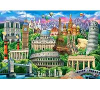 Puzzle 1000 Pezzi,75x50 cm puzzles per adulti,Architettura delle città famose DIY Puzzle Arte,Educativi Stimolanti Puzzles Decorazioni per la Casa
