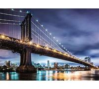 Puzzle 1000 Pezzi,75x50 cm puzzles per adulti,Ponte di New York City DIY Puzzle Arte,Educativi Stimolanti Puzzles Decorazioni per la Casa