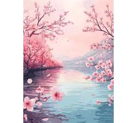 Puzzle 1000 Pezzi Adulti Fiore Natura Lago, Fai da Te puzzle difficili adulti 1000 pezzi 75x50cm, Intrattenimento Creativo, Divertimento, Gioco di Abilità per Tutta la Famiglia