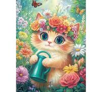 Puzzle 1000 Pezzi Adulti Gatti Natura Giardino, Fai da Te puzzle difficili adulti 1000 pezzi 75x50cm, Intrattenimento Creativo, Divertimento, Gioco di Abilità per Tutta la Famiglia