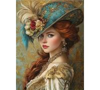 Puzzle 1000 pezzi Adulti, Giochi Educativo e Giocattoli Sfida, Puzzles Divertenti per Uomo e Donna, jigsaw puzzle Adulti Regalo, Tema:Bellezza retrò europea