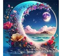 Puzzle 1000 Pezzi Adulti, Isola del Mare della Luna puzzle per adulti 1000 pezzi 65x65cm, Creativo Giocattolo, Puzzles Giochi Intelligence per Familiare