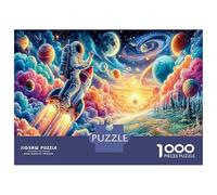 Puzzle 1000 Pezzi - Adulti Per, Classici Giochi Relax - Astronauts In The Colorful Universe, Parete Da Decorazione 70x50cm/1000pcs