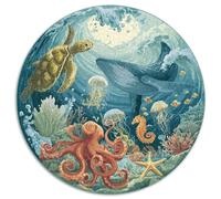 Puzzle 1000 Pezzi Adulti Tema Sottomarino - Scopri Un Mondo Magico Con Questo Puzzle Artistico. Design Vivace, Materiali Resistenti E Confezione Elegante. Perfetto Per Regali E Collezionisti.