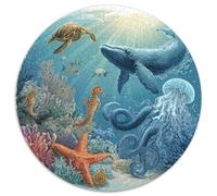 Puzzle 1000 Pezzi Adulti Vita Marina Artistica - Rappresentazione Realistica Di Creature Marine. Design Vivace E Materiali Resistenti. Perfetto Per Decorare E Rilassarsi.