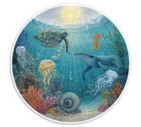 Puzzle 1000 Pezzi Adulti Vita Marina Artistica - Rappresentazione Realistica Di Creature Marine. Design Vivace E Materiali Resistenti. Perfetto Per Decorare E Rilassarsi.