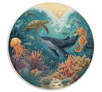 Puzzle 1000 Pezzi Adulti Vita Marina Artistica - Rappresentazione Realistica Di Creature Marine. Design Vivace E Materiali Resistenti. Perfetto Per Decorare E Rilassarsi.