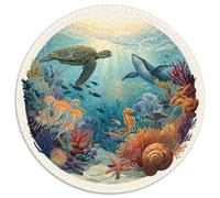 Puzzle 1000 Pezzi Adulti Vita Marina - Rappresentazione Realistica Di Un Ecosistema Sottomarino. Pezzi in Cartone Spesso, Facile Da Assemblare. Perfetto Per Passatempo Creativo E Regali.