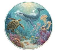 Puzzle 1000 Pezzi Adulti Vita Marina - Rappresentazione Realistica Di Un Ecosistema Sottomarino. Pezzi in Cartone Spesso, Facile Da Assemblare. Perfetto Per Passatempo Creativo E Regali.