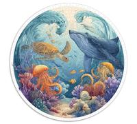 Puzzle 1000 Pezzi Adulti Vita Marina - Rappresentazione Realistica Di Un Ecosistema Sottomarino. Pezzi in Cartone Spesso, Facile Da Assemblare. Perfetto Per Passatempo Creativo E Regali.