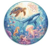 Puzzle 1000 Pezzi Adulti Vita Marina - Rappresentazione Realistica Di Un Ecosistema Sottomarino. Pezzi in Cartone Spesso, Facile Da Assemblare. Perfetto Per Passatempo Creativo E Regali.