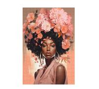 Puzzle 1000 Pezzi Africa Puzzle Fiore Adulti Arte Grandi Dimensioni Jigsaw di Legno con una Scatola, Impossibili Jigsaw Gioco Familiare for Adulti Principiante, Home Decor Regalo Donna 75x50cm D-1085