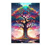Puzzle 1000 Pezzi, Albero della Vita Colorato Puzzles, Gioco Educativo Sviluppare Osservazione e Logica, Puzzle 1000 Pezzi per Adulti