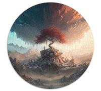 Puzzle 1000 pezzi "Albero della vita del paradiso" in cartone per adulti, regalo perfetto per feste e compleanni (67,5x67,5cm)