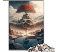 Puzzle 1000 pezzi Albero della vita del Paradiso Puzzle impossibile per adulti dimensioni 50x75cm Idea regalo di compleanno, gioco rompicapo impegnativo