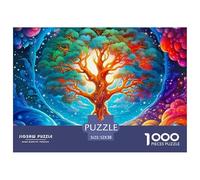 Puzzle 1000 Pezzi Albero della Vita Estremamente Difficile - Albero Cosmico & Radici Luminose 52x38cm