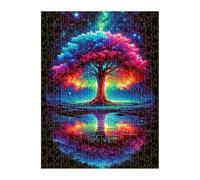 Puzzle 1000 Pezzi Albero della Vita Lago, Gioco Educativo e Stimolante, Sviluppare Memoria, Logica e Manualità, Giochi Rilassamento e Intelligence Puzzle per Adulti 1000 Pezzi