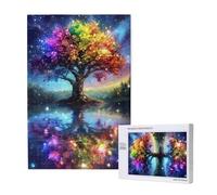 Puzzle 1000 Pezzi Albero della vita Puzzle Colorato Grandi Dimensioni per Adulti Con Scatola di Imballaggio e Immagini di Riferimento, Divertenti Giochi per Famiglia, Come Regalo per Amici 2T-1467