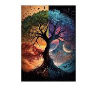 Puzzle 1000 Pezzi, Albero della Vita Puzzles, Gioco Educativo Sviluppare Osservazione e Logica, Puzzle 1000 Pezzi per Adulti