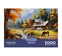 Puzzle 1000 Pezzi Alpine Serenity Qualità Premium Autumn Plateau Divertimento Idea Regalo Uomo E Donna Per Adulti E Ragazzi 70x50cm/1000pcs