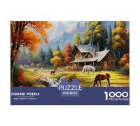 Puzzle 1000 Pezzi Alpine Serenity Qualità Premium Autumn Plateau Puzzle Impegnativo Idea Regalo Uomo E Donna Regalo Per Adulti E Bambini Da 14 Anni E Più 38x26cm/1000pcs