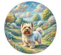 Puzzle 1000 Pezzi Americano Staffordshire Terrier Animali - Multicolore, Puzzle Arte, Relax Ufficio, Senza Tossine, 1000pcs (67.5x67.5cm)