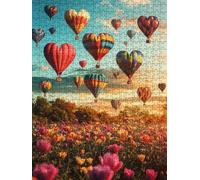 Puzzle 1000 Pezzi, Amore Palloncino 3D Puzzle per Adulti Impegnativo, Educa Puzzles Artistico, Divertente E Stimolante Puzzles Decorativo per La Famiglia, Regalo e Decorazione Pareti DX0YL6-13