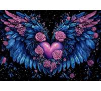 Puzzle 1000 Pezzi Amore Puzzle Adulti Sfida Impossibili Jigsaws Ala Classica 3D Art Jigsaws per Divertimento Adulti e Bambina, Gioco Familiare, Festa Aziendale, Pure Regalo Amore e Amico 75x50cm C-711