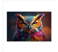 Puzzle 1000 Pezzi Animale Gufo Puzzle Grandi Dimensioni per Adulti 75 x 50cm, Adulti Difficili Impossible Giochi, Rilassamento e Intelligence, Jigsaw Personalizzato Regalo per Maschio e Femmina W-6