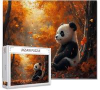 Puzzle 1000 Pezzi animale Impossibili Puzzle Gigante Adulti Difficili Wooden Jigsaw Arte, Possono Stimolare Pensiero Delle Persone Con Poster Incluso, Regalo per Uomini Donne e Anziani 75x50cm B-9