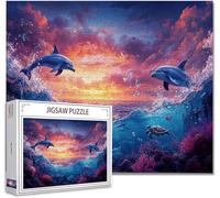 Puzzle 1000 Pezzi animale Impossibili Puzzle Gigante Adulti Difficili Wooden Jigsaw Arte, Possono Stimolare Pensiero Delle Persone Con Poster Incluso, Regalo per Uomini Donne e Anziani 75x50cm W-8