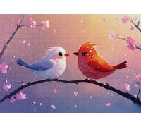 Puzzle 1000 Pezzi Animale Puzzle Adulti Sfida Impossibili Jigsaws Albero Dei Fiori Classica 3D Pattern Art Jigsaws per Divertimento Adulti e Bambina, Gioco Familiare, Festa Aziendale 75x50cm C-253