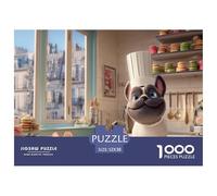 Puzzle 1000 Pezzi Animali “Avventure Nel Parco” Con Cani - Un Classico Puzzle Animali 1000 Pezzi Rinnovato, Pezzi Resistenti E Precise 52x38cm/1000pcs